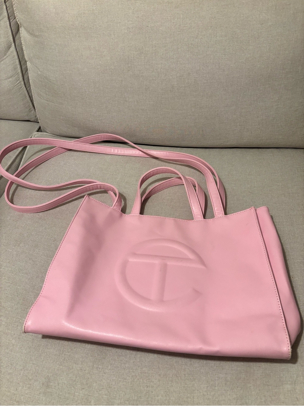 Telfar Large Shopping Bag Bubblegum
